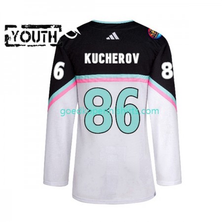 Tampa Bay Lightning Nikita Kucherov 86 2023 All-Star Adidas Zwart Authentic Shirt - Kinderen